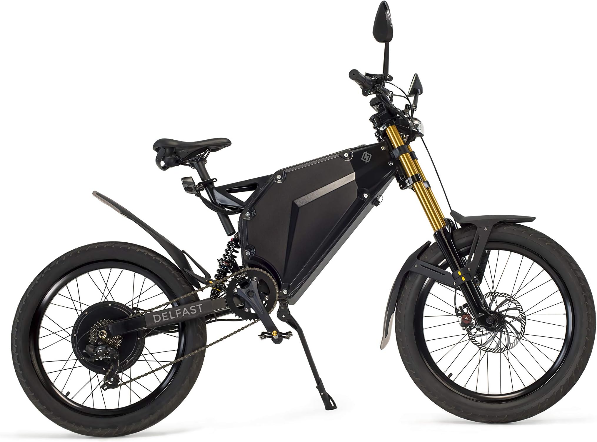 World Guinness Record Delfast Prime EBike Electric Bicycle 380 Miles Range 750W 45mph Speed 48V 64 Ah NEW | 5 hours full charge | Motorcycle tires | Hydraulic brakes | Portable saddle | For adults Men