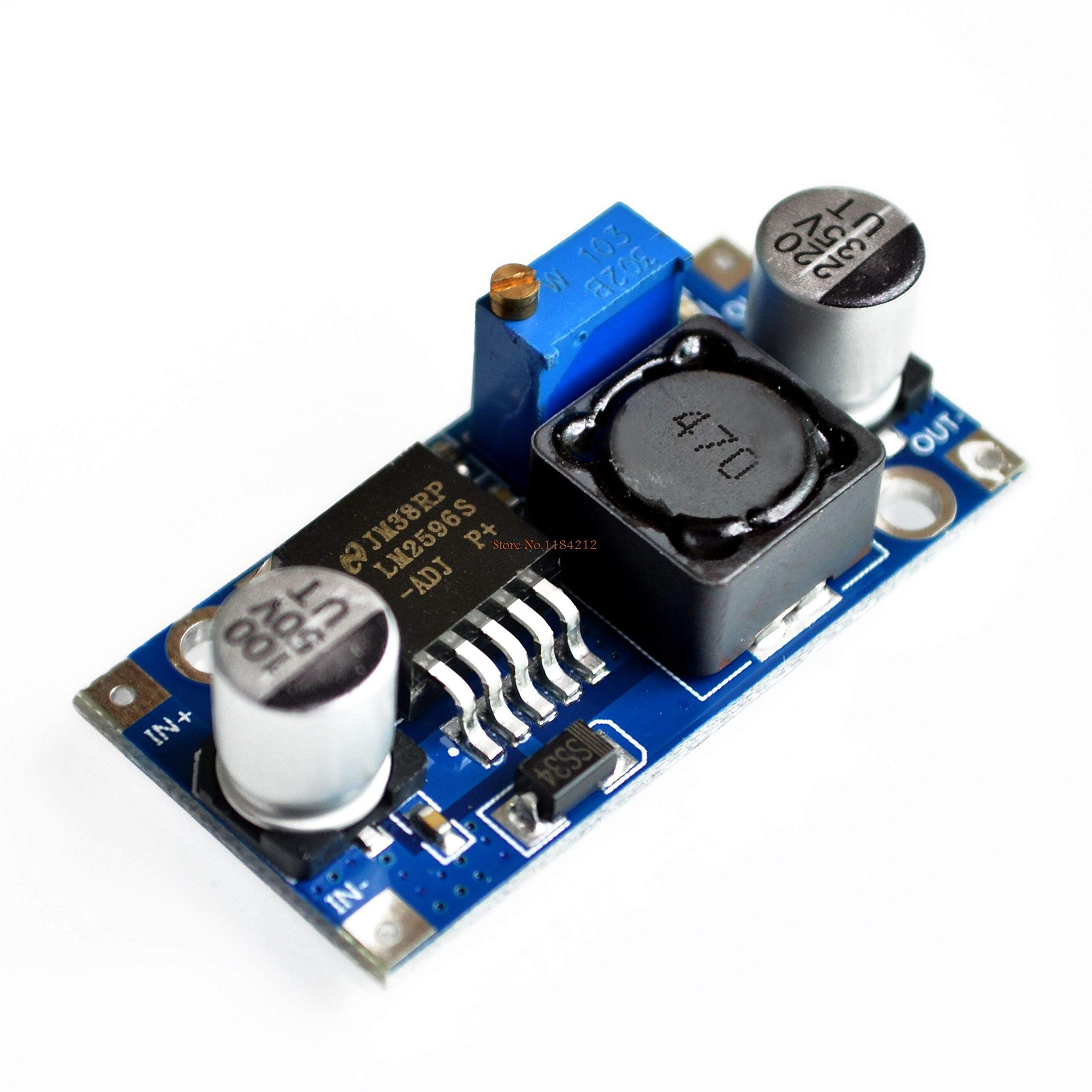 LM2596 DC-DC variable voltage adjustment 3.0-40V - 1.5-35V Step Down Voltage Module Buck convertor-image-10