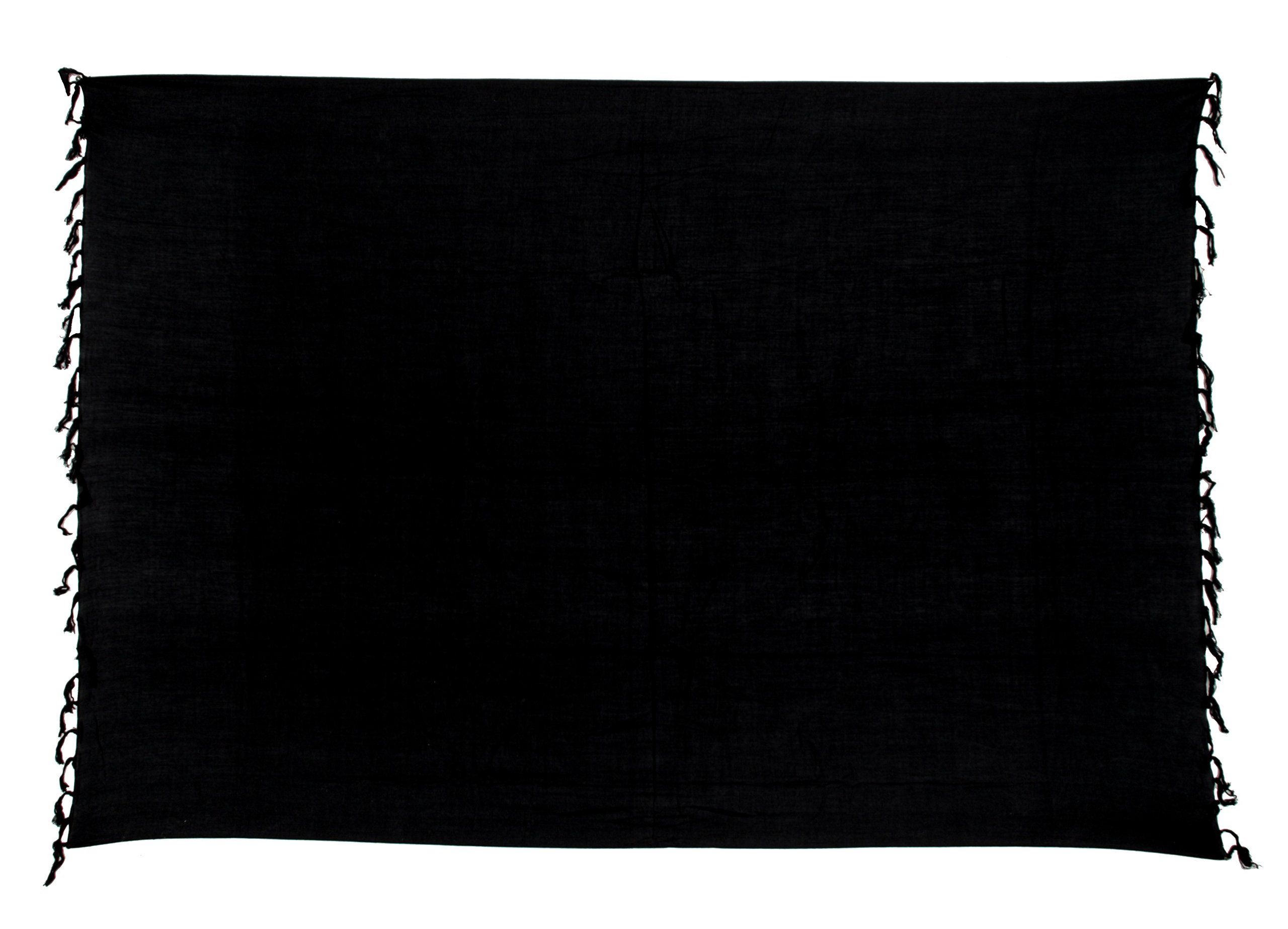 Ciffre Femmes et Hommes Uni - Couleurs Sarong Paréo Jupe enveloppante Serviette de Plage Robe enveloppante Saunatuch.