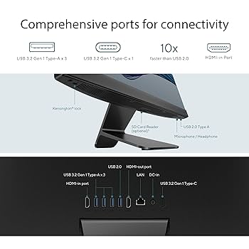 Amazon.com: ASUS M3402 All-in-One, 23.8” FHD Touch Display
