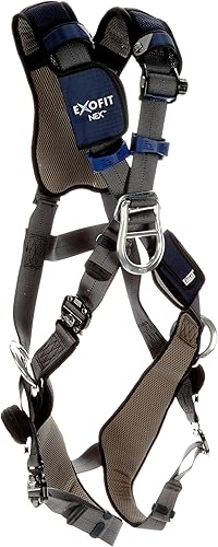 Miniatura 3 de 3M DBI-SALA ExoFit NEX Plus Comfort Cross-Over Style - Arnés de posicionamiento/escalada 1140203, 2XL, gris, 1 EA