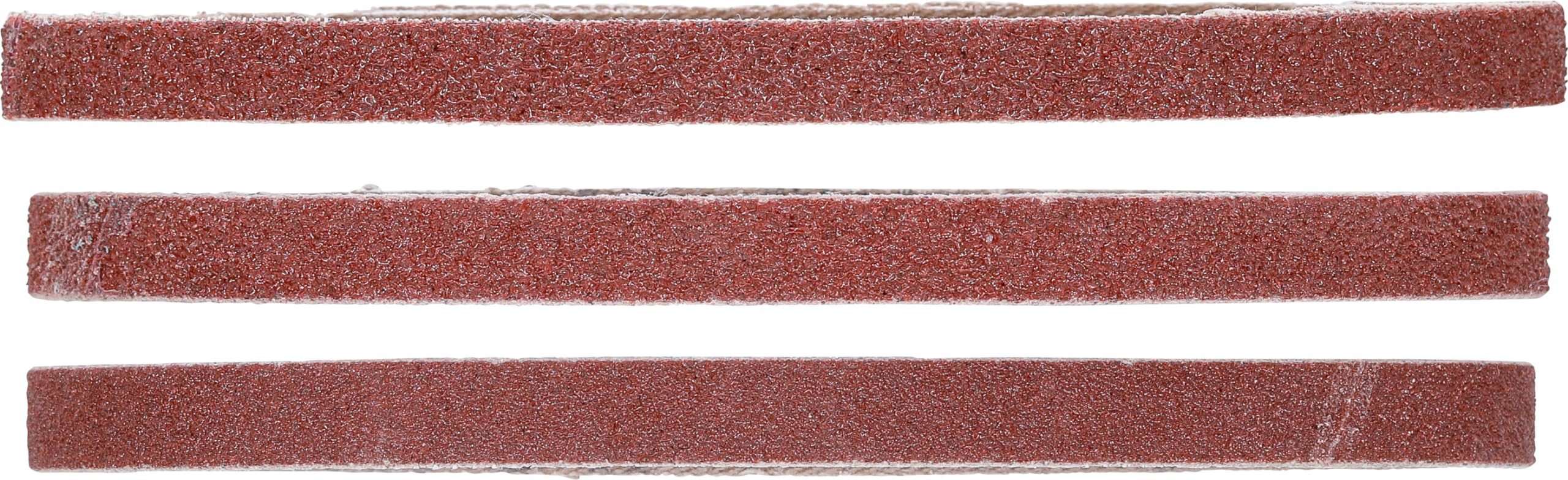 BGS 8853-1 | Zestaw taśm szlifierskich | do BGS 8853 | 10 mm x 330 mm | K 60-80 - 120 | 12 szt.
