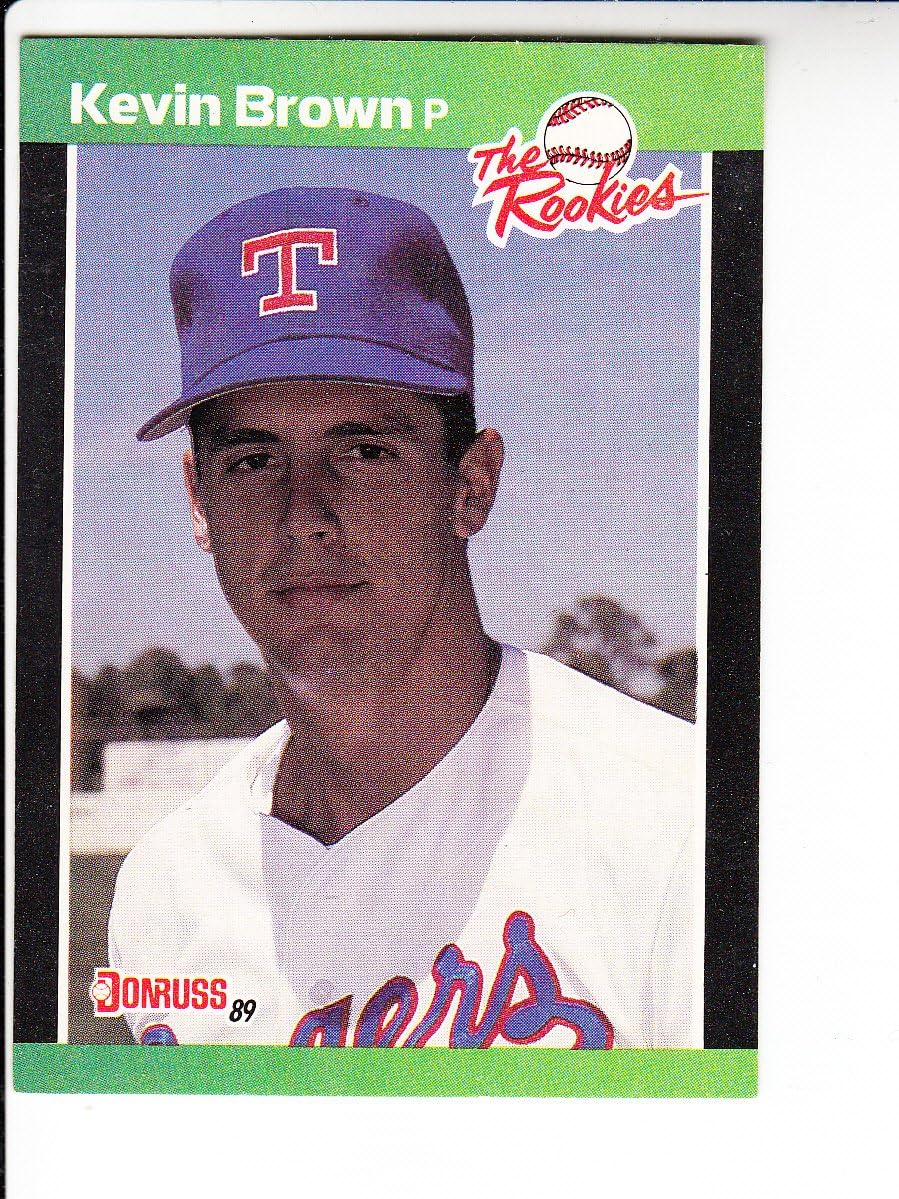 1989 Donruss Rookies 44 Kevin Brown Baseball Sports