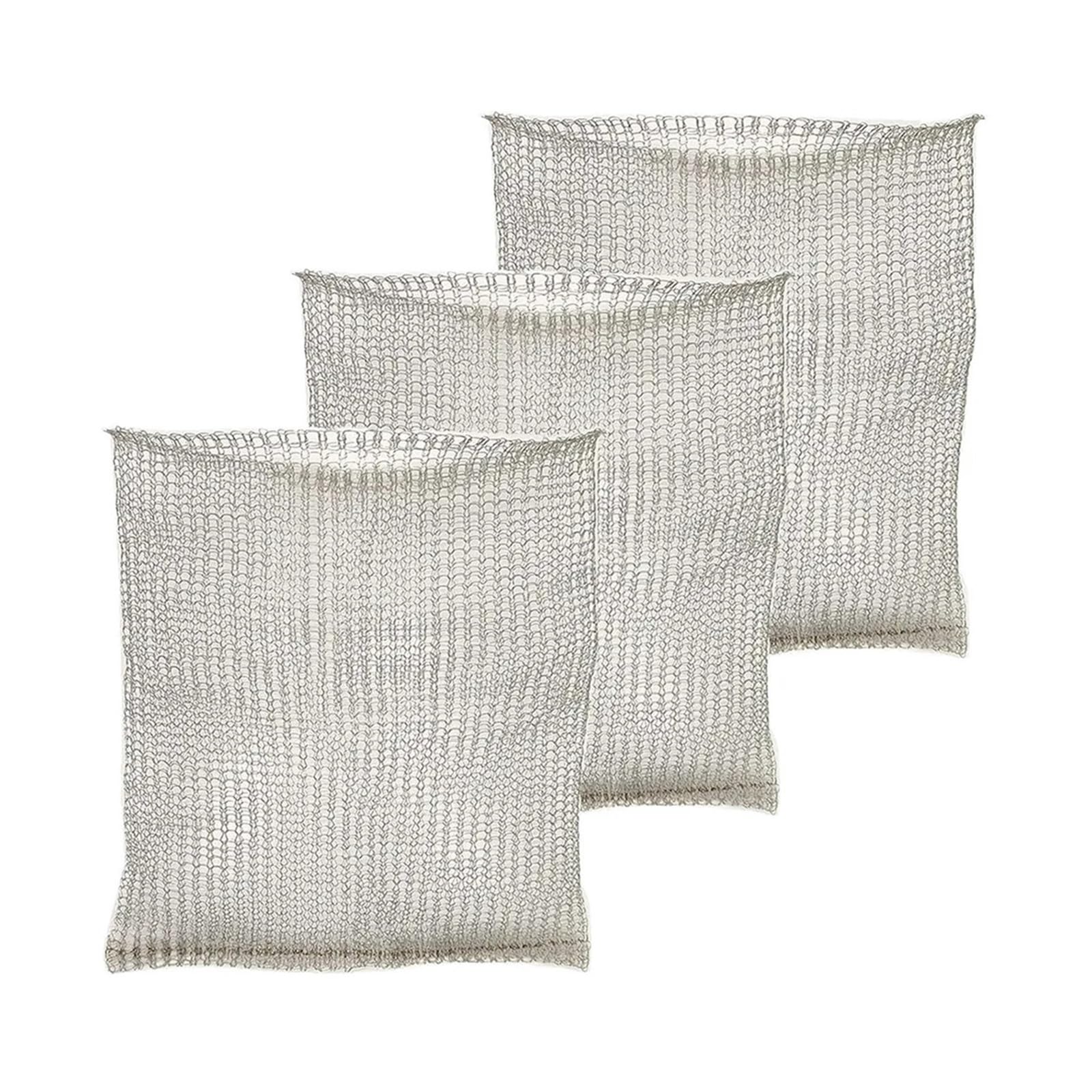 ZNJAMN 5Pcs Anti-Rust Stainless Guard Baskets Foldable Plant Root Protectors Outdoor Mesh Bags For Gardening for Plant Roots