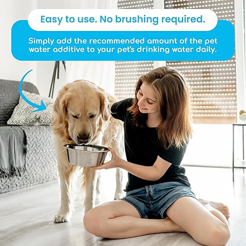 Miniatura 6 de Solución prémium para el cuidado dental de mascotas, aditivo de agua para mascotas y enjuague bucal para limpieza de dientes, la mejor manera de