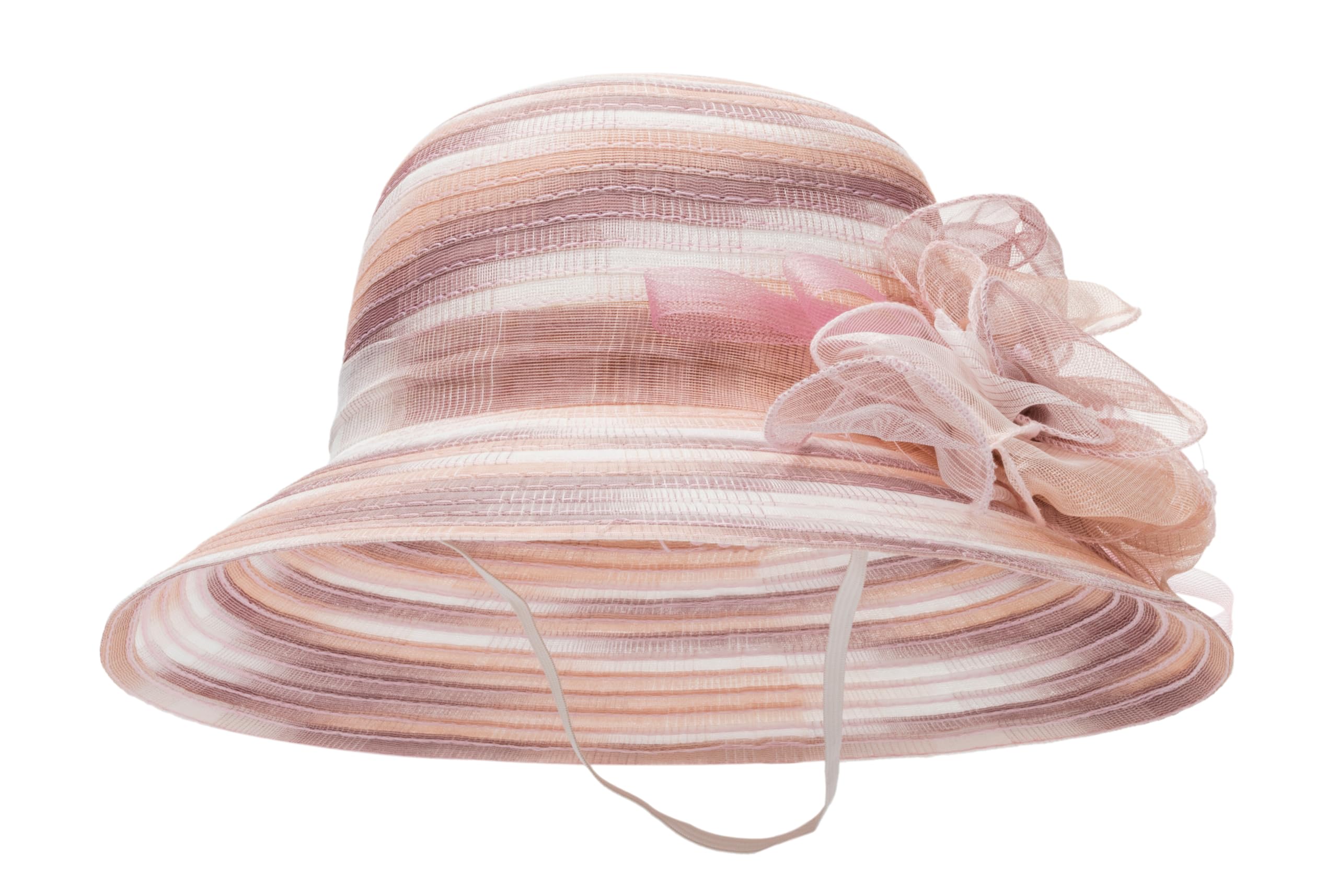 Chapeau Kentucky pour femme - Chapeau d'église - Chapeau cloche d'extérieur - Chapeau cloche pour le thé, robe de mariée