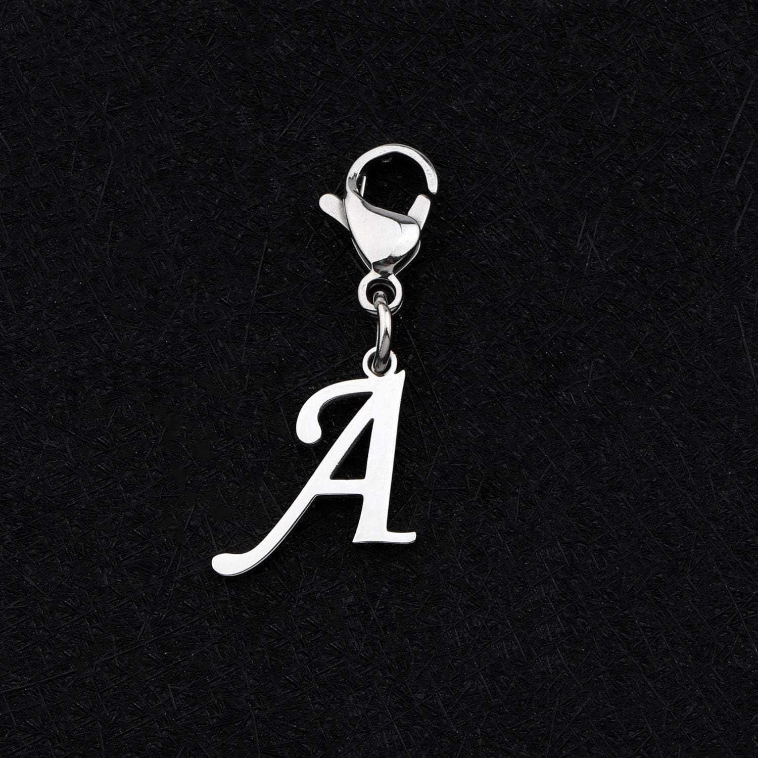 ENSIANTH Intial Letter A-Z Alphabet Charm Alphabet Jewelry for Women Gifts for Friends Clasps for jewelry (A) - Image 7