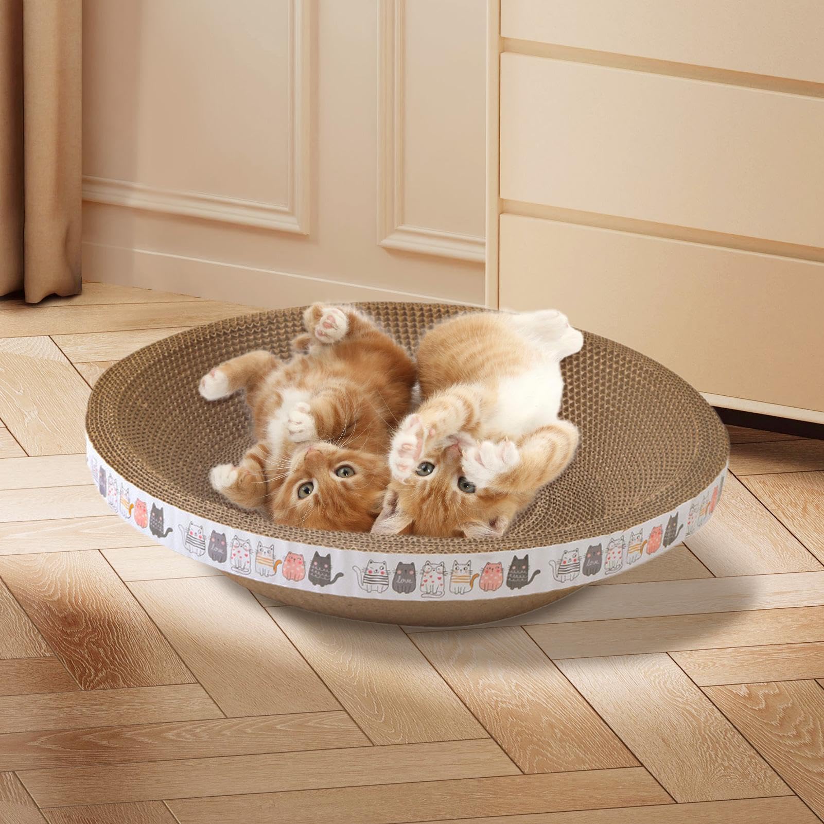 Griffoir ondulé pour chat