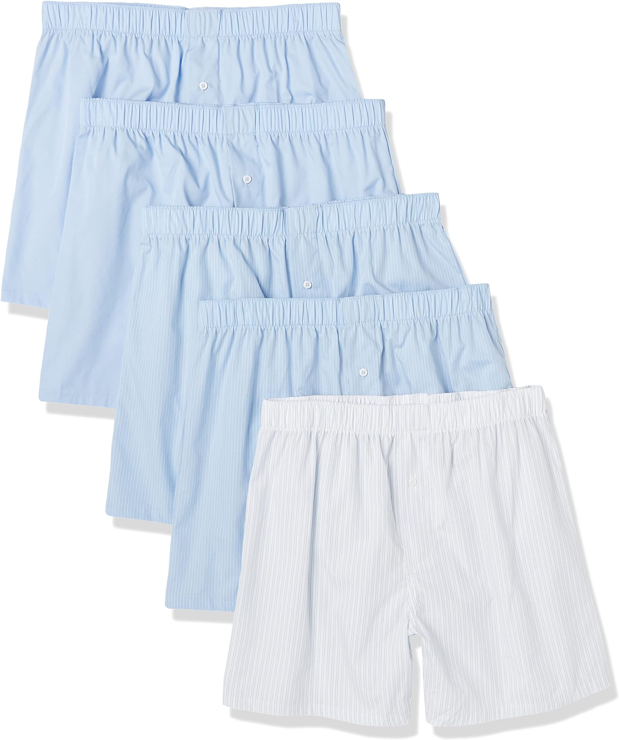 Men's Woven Cotton Boxer Short Underwear (Available in Big & Tall)
