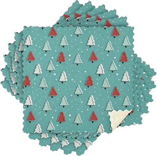Miniatura 8 de KLL Christmas Trees Blue Microfiber Cleaning Towels Kitchen Tea Towels Microfiber Tea Towel Turkish Hand Towels Kitchen Terry Dish Cloth
