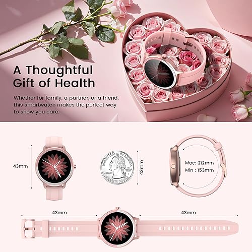 Miniatura 7 de Smart Watch for Android iOS Phones with Bluetooth Call & AI Voice, Fitness Tracker with Heart Rate, SpO2, Sleep & Activity Tracking, IP68 Waterproof