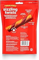 Vista 3 de Hartz Oinkies Sizzling Twists Golosinas masticables naturales para perros con sabor a tocino, sin piel cruda, 8