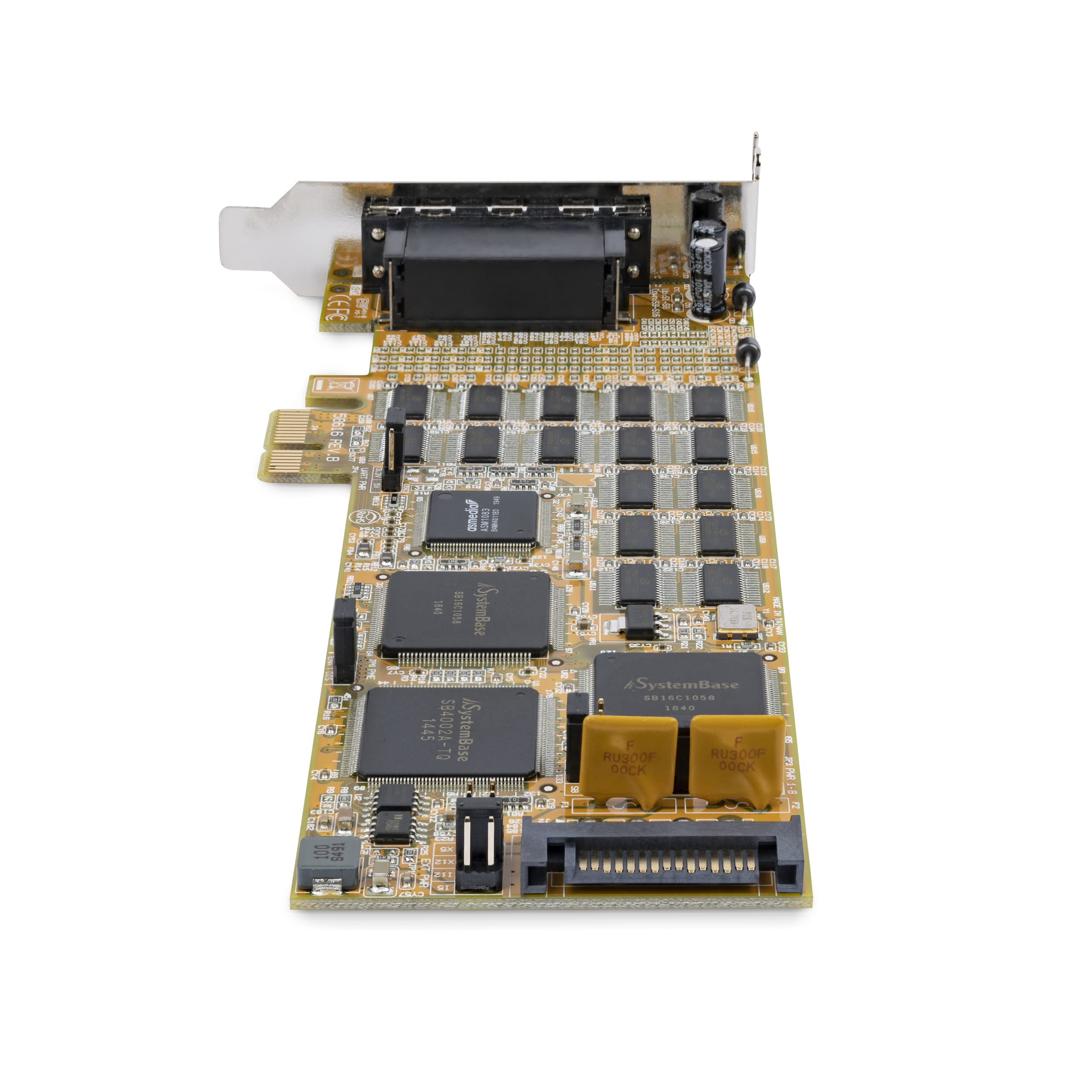 StarTech.com Carte Série PCI Express - 16 Ports DB9 RS232 - Low + Full Profile - Adaptateur Série Multiport - Carte Série PCIe (PEX16S550LP)