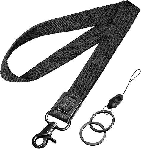 Cordón elástico para el cuello, bonito llavero para mujeres, hombres y profesores, cordón largo para soporte de tarjeta de identificación, cordones