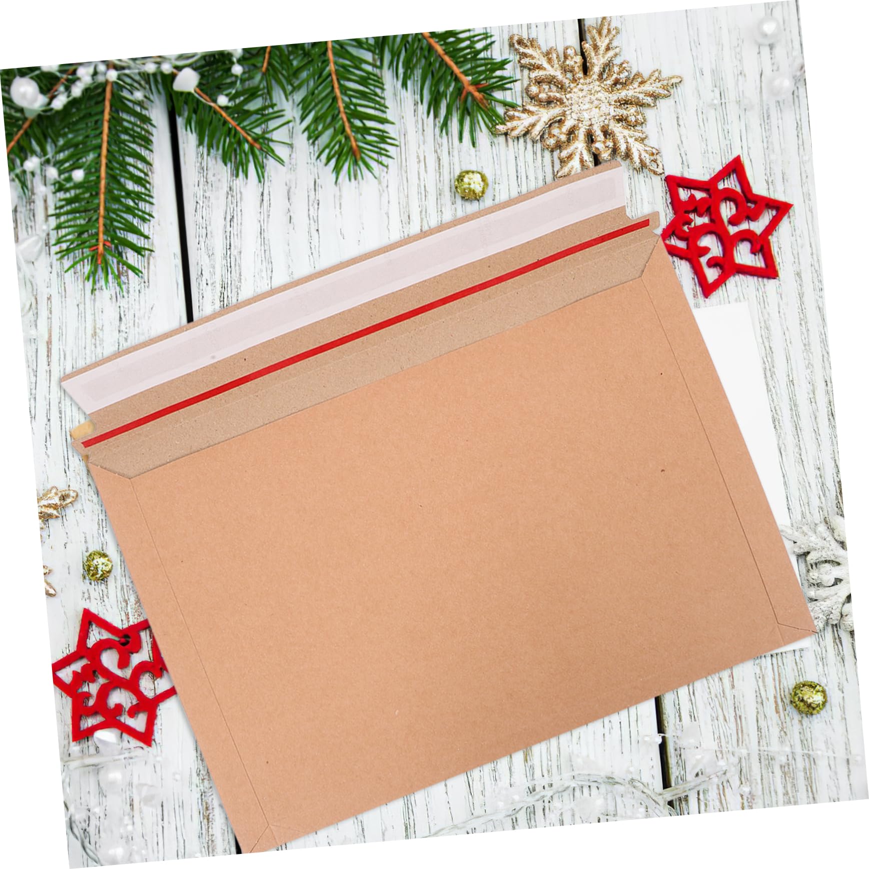 A4 Versandtaschen 30 Stück aus Papier Selbstklebend Flach | Khaki, für Fotos und Dokumente, Blanke Außenfläche zum Beschriften oder Bedrucken