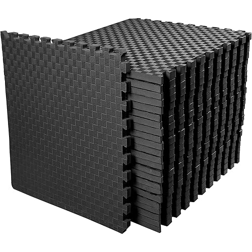 BalanceFrom Puzzle Exercise Mat with EVA Foam Interlocking Tiles