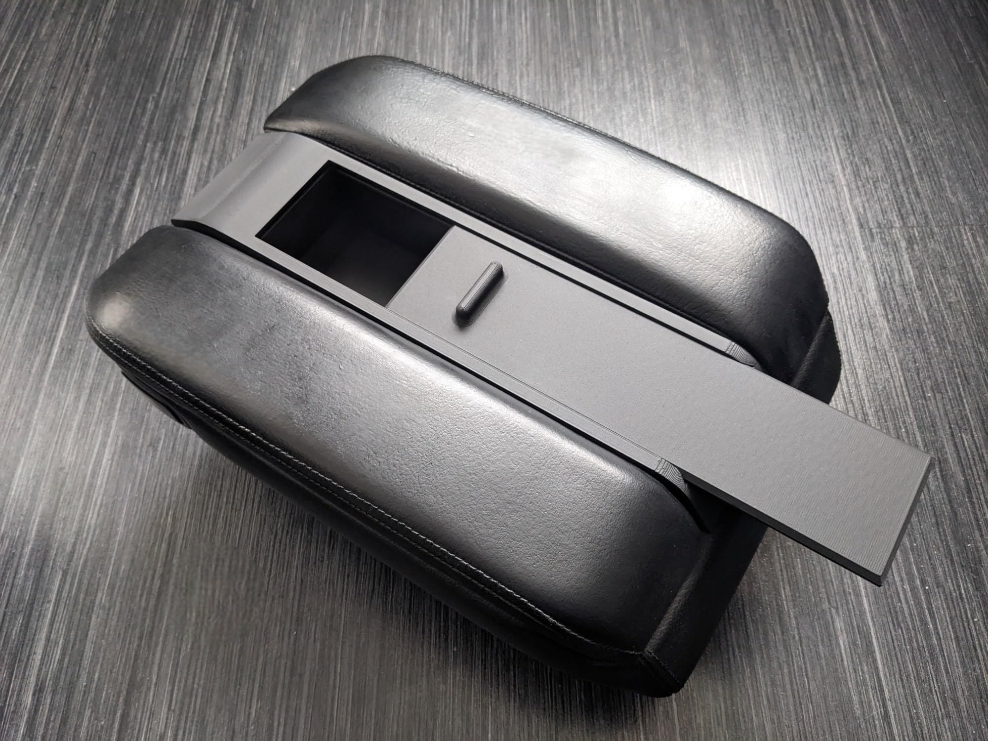 Compatible with BMW E38 Armrest Box Organizer Phone Cradle Replacement | Storage Organizer Box, Replaces E38 Armrest Phone Cradle, Direct Fit Interior Accessory, Easy Install