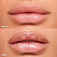Vista 4 de Kosas Wet Lip Oil Gloss - Tratamiento hidratante y voluminizador de labios con ácido hialurónico y péptidos, acabado no pegajoso (Expuesto)