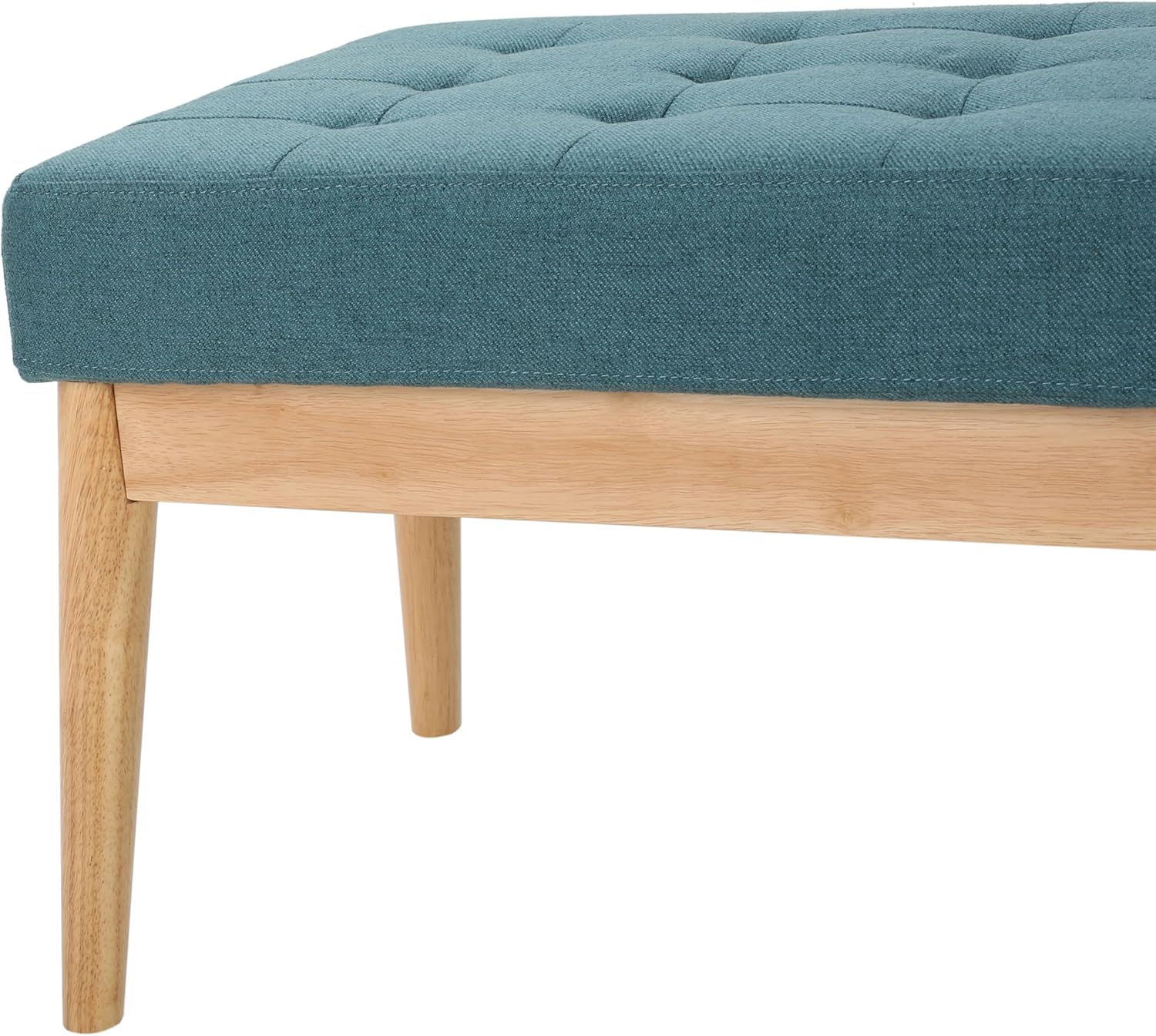 Christopher Knight Home Saxon Fabric Bench, Dark Teal