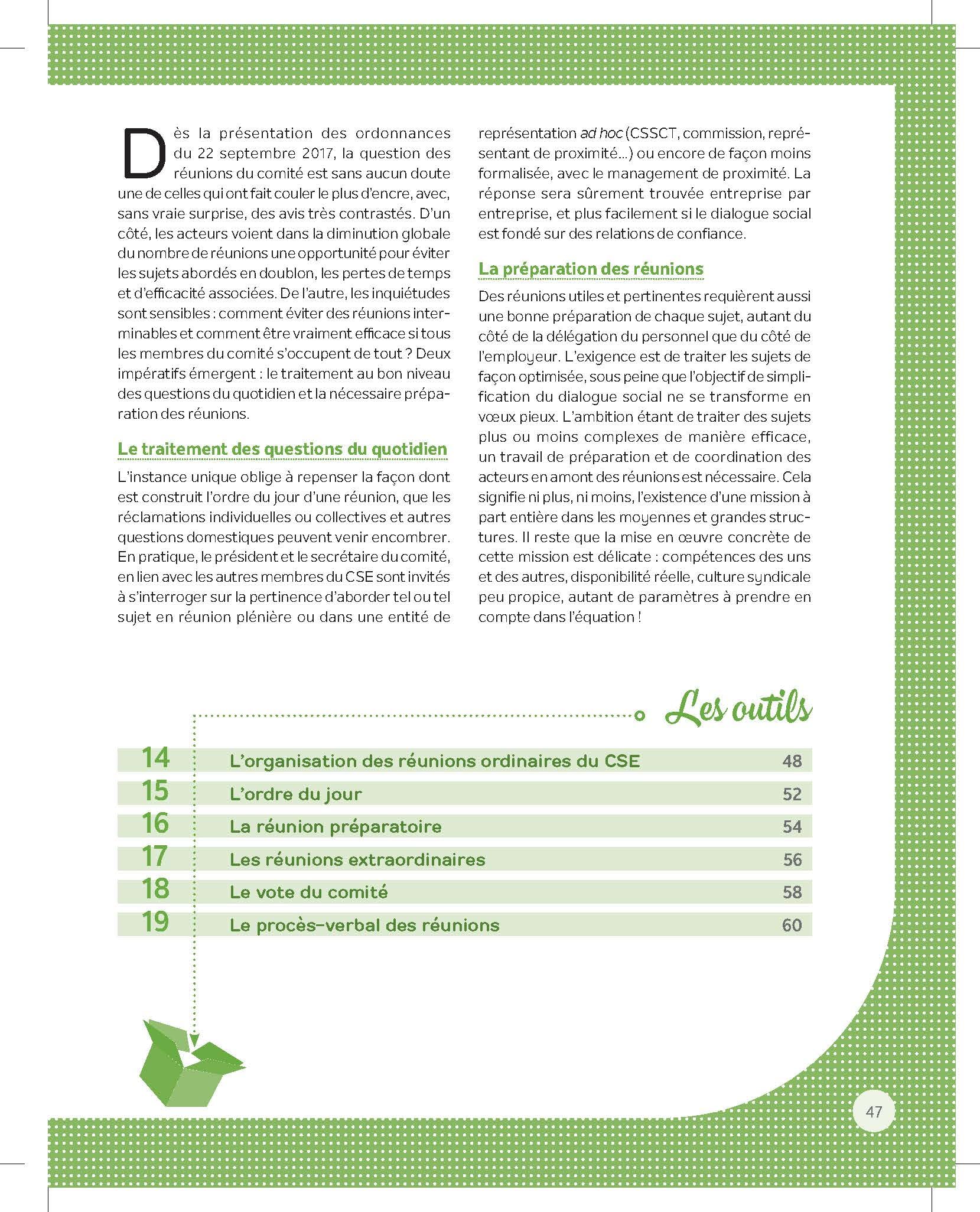 La boîte à outils du CSE - 3e éd.