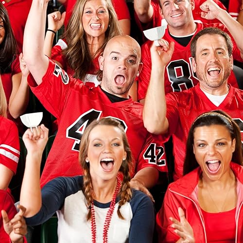 Miniatura 2 de BLUE PANDA Cencerros para eventos deportivos (paquete de 12)  Máquina de ruido de hierro blanco de 3 pulgadas con asas portátiles