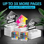 Smart Ink Compatible Ink Cartridge Replacement for Canon 280 281 PGI-280XXL CLI-281XXL (10 Combo Pack) to use with Pixma TR8520 TS9120 TS6120 TR8620 TR8620a TS6320 TR7520 TS6220 (PGBK & BK/C/M/Y)
