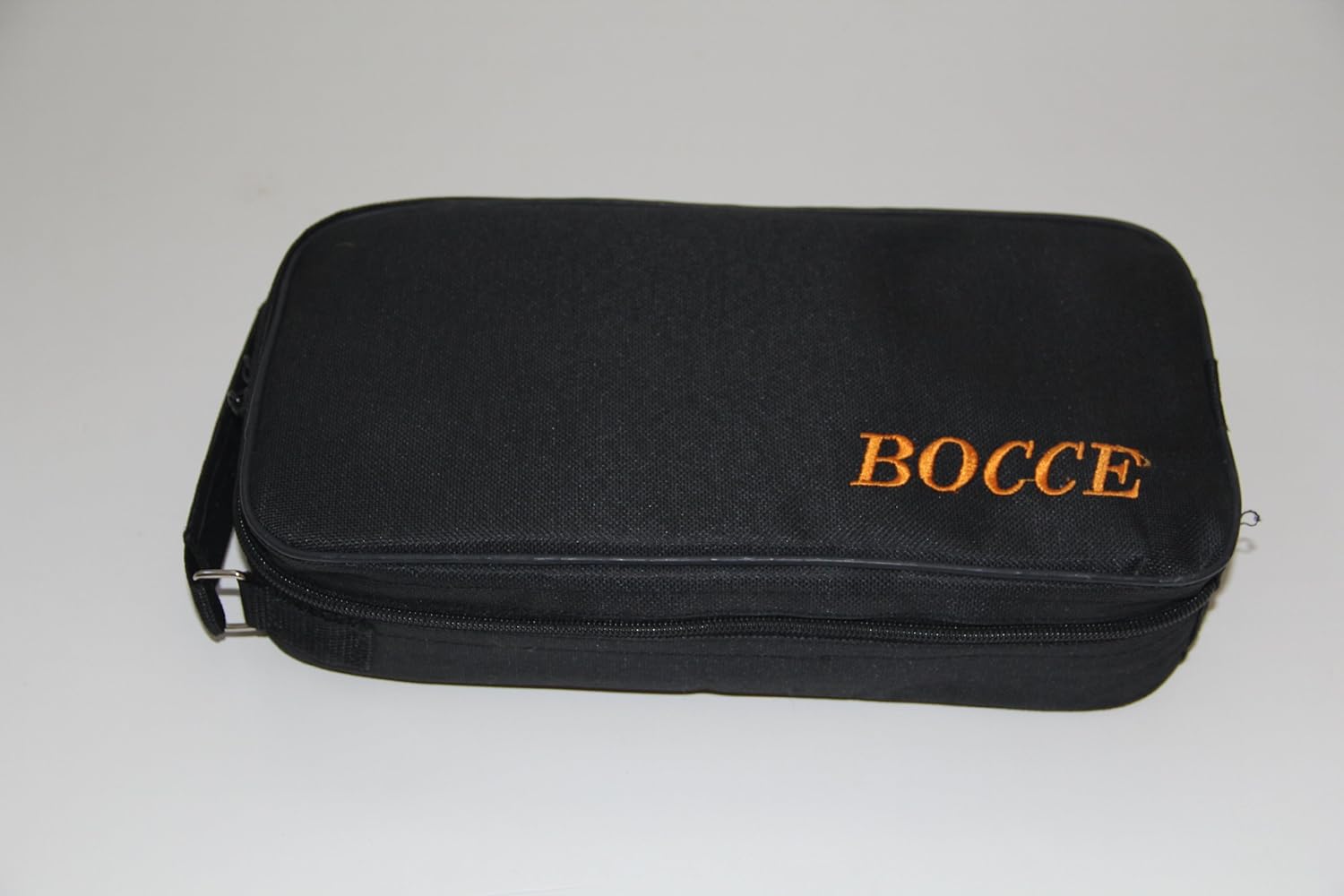 BuyBocceBalls Listing - 73mm Metal Bocce/Petanque Set with 8 Silver Balls and Black Bag - Single