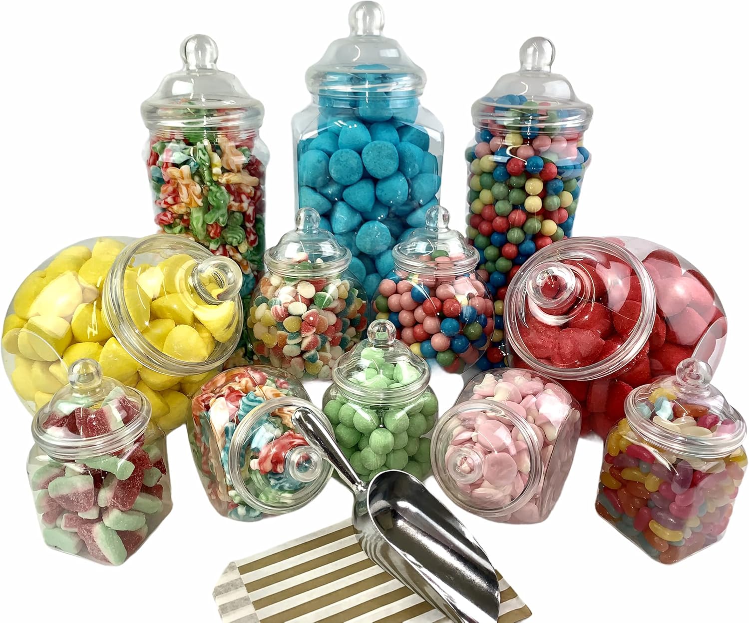 KLATIE Christmas Bath Mats Set,Bathroom Mats Set of 3,Bath Rugs Non-Slip Mat Set Includes Anti-Slip Bathroom Rugs + Contour Mat + Toilet Cover for Christmas Home Decorations (Merry Chiristmas 06-1)