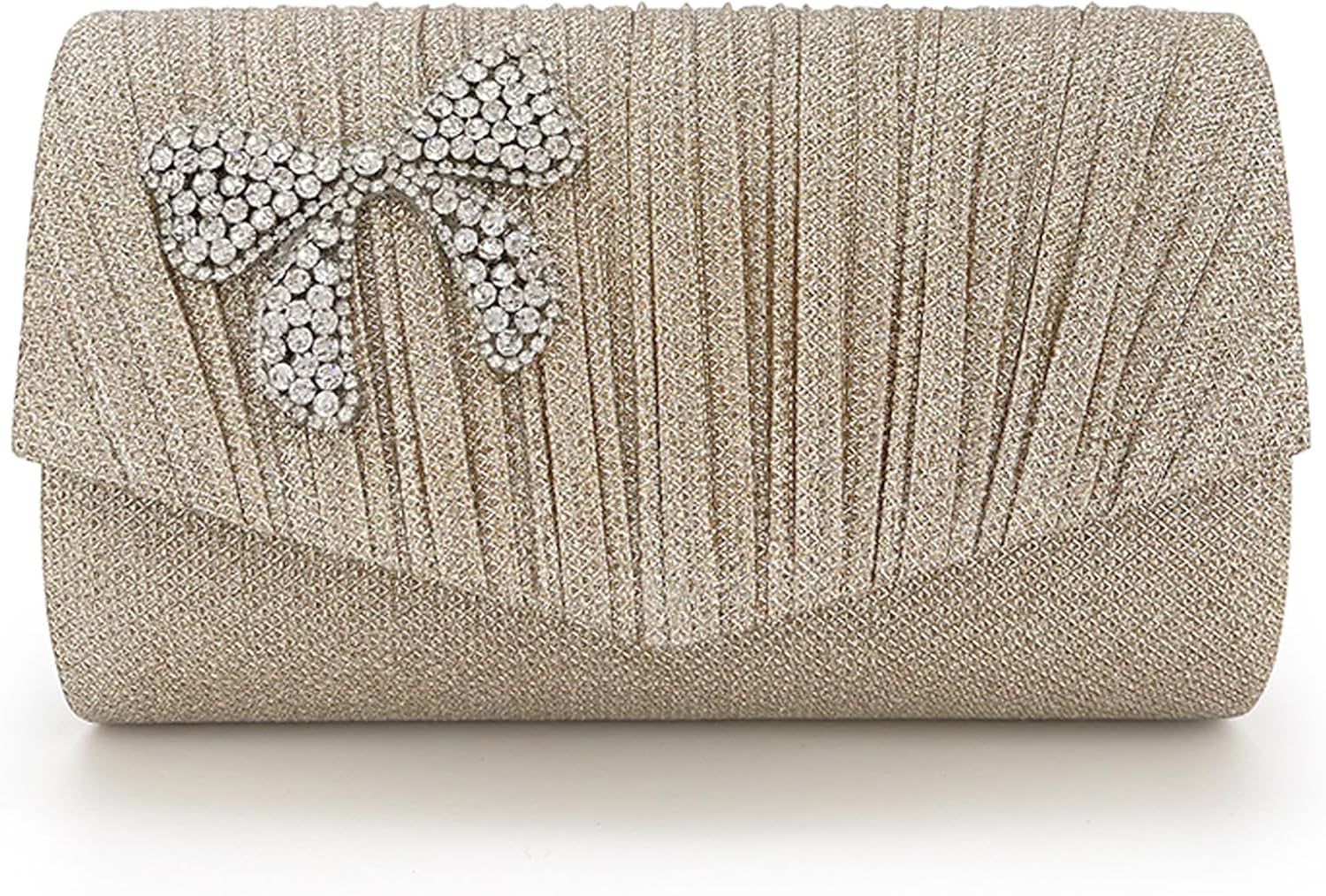 MYHOZEE Evening Clutch Purse for Women Formal Party Clutches Wedding Purses Bow Chain Shoulder Bag for Wedding Cocktail Prom