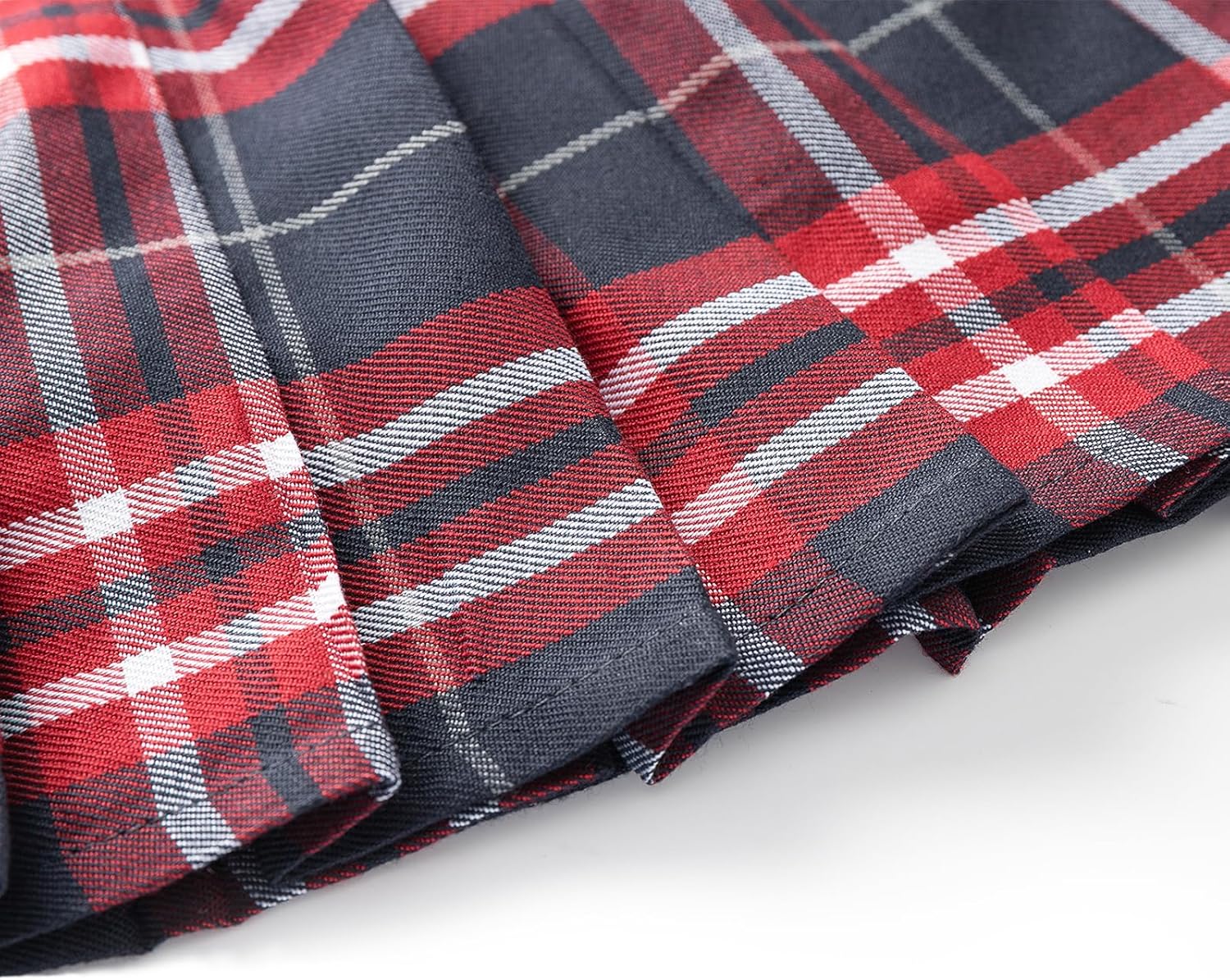 HILEELANG Girl School Uniform Pleated Scooter Skirt with Under Shorts Pull On Elastic Waist Skirt - Image 6