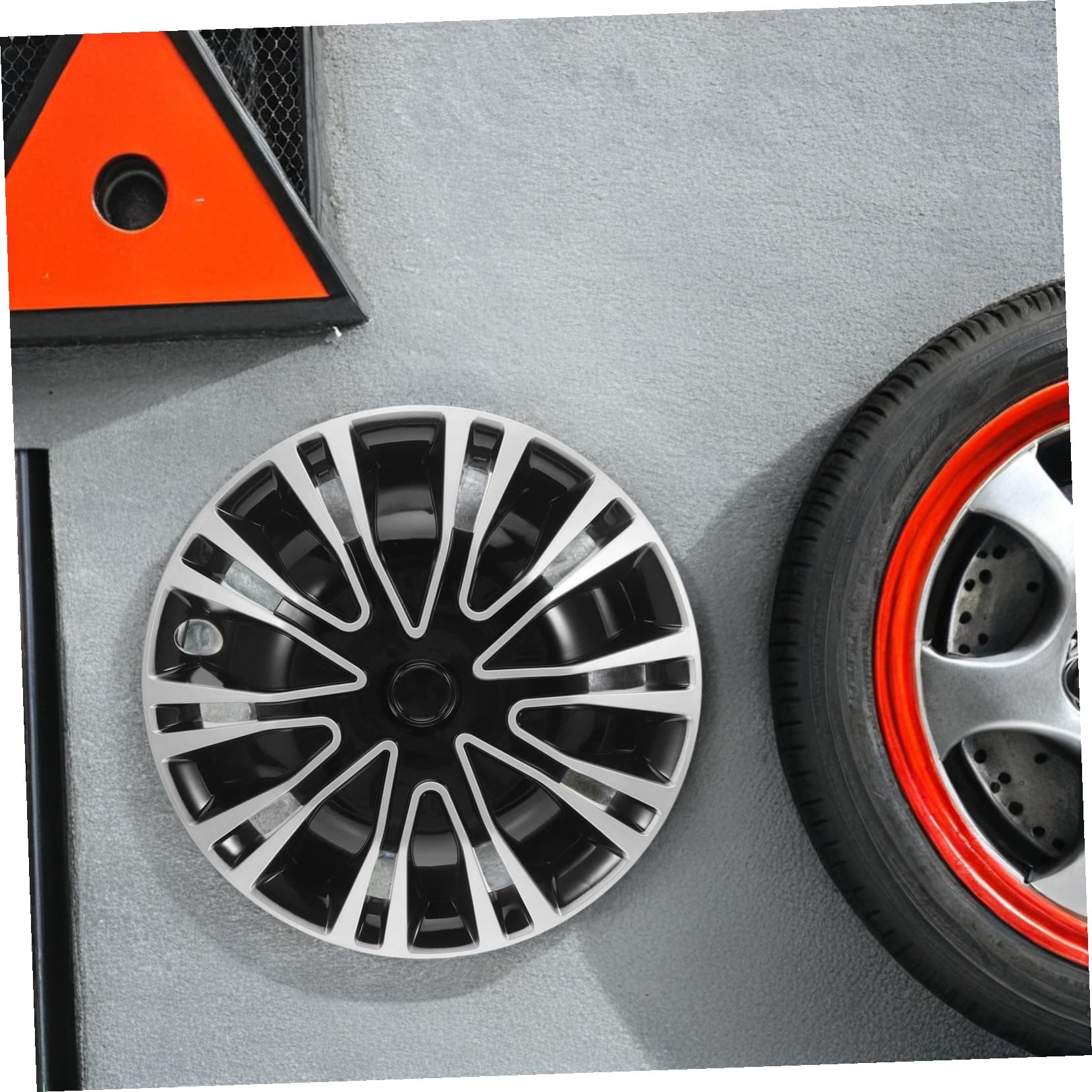 Cabilock Couvre-moyeu de Roue Décoratif pour Voiture SUV Camion Cache-moyeu Centre Jante Résistant et Pratique