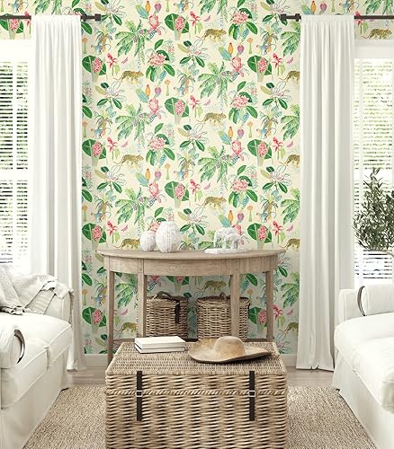 Miniatura 4 de Tommy Bahama - Papel tapiz para despegar y pegar, papel tapiz caprichoso para dormitorio, tocador, cocina, autoadhesivo, vinilo, cobertura de 30.75