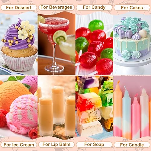 Vista 31 de Aceite aromatizante de almendras – Botellas de 3.5 onzas líquidas Concentrado de sabor a almendra para alimentos y cosméticos – Aceite aromatizante