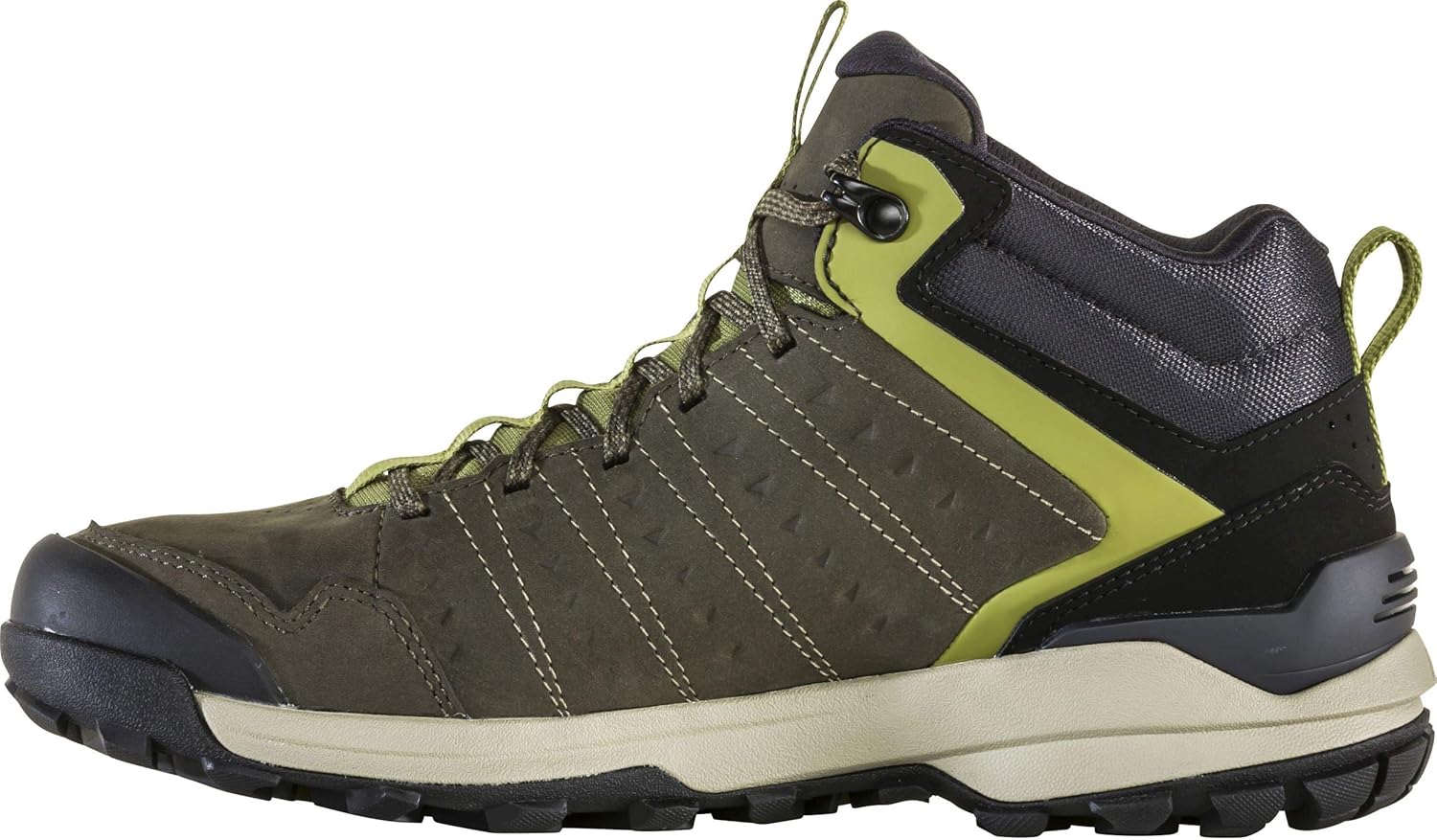 Oboz Sypes Mid Leather B-Dry Hiking Shoe - Men's Loden 8 - Image 3