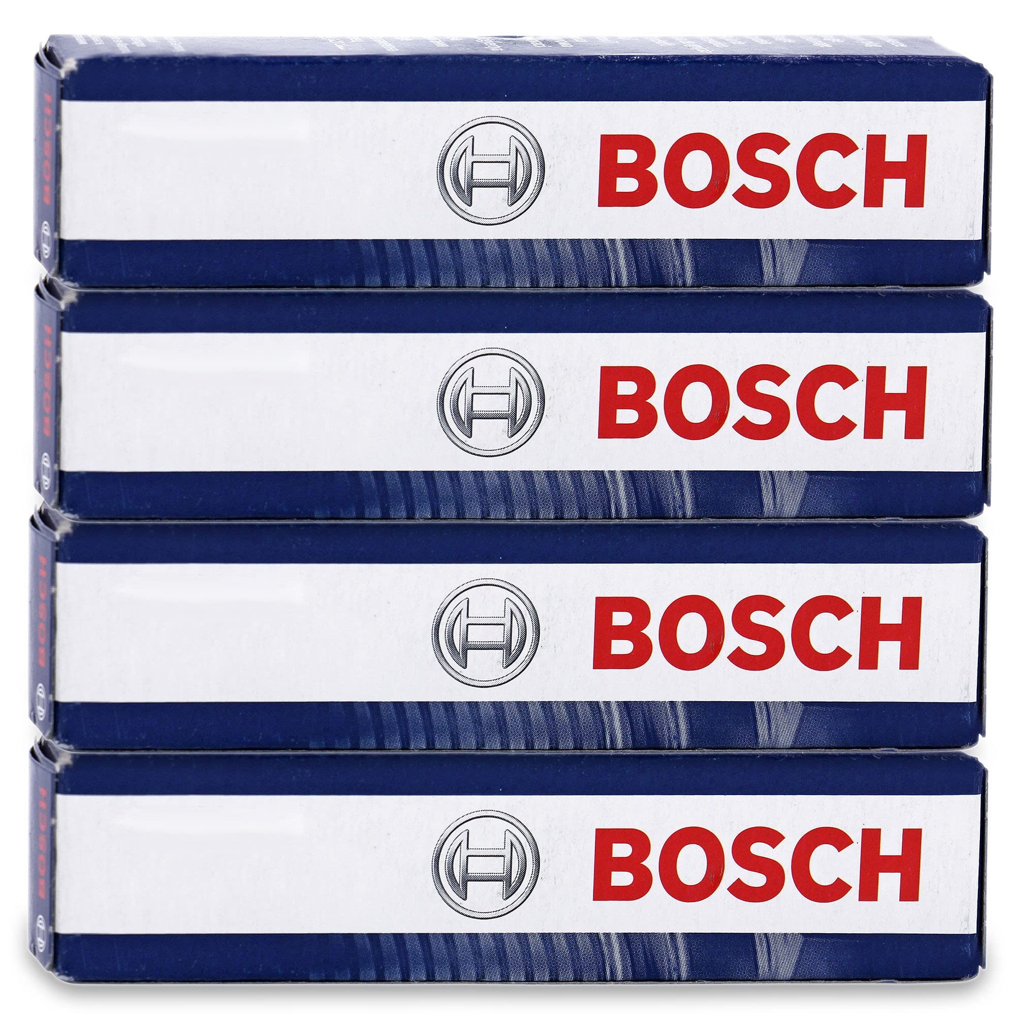 Bosch 4x Originale 0242135515 candela d'accensione Super Plus YR7DC+
