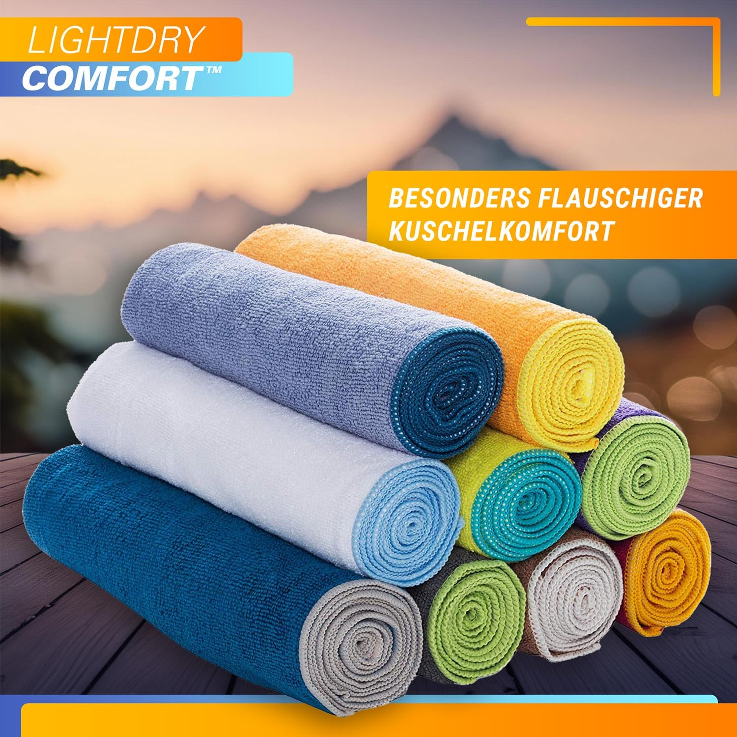 Original microfiber backpack sports towel for women and men travel towel extremely quick-drying sports beach and bath towel absorbent - Image 2