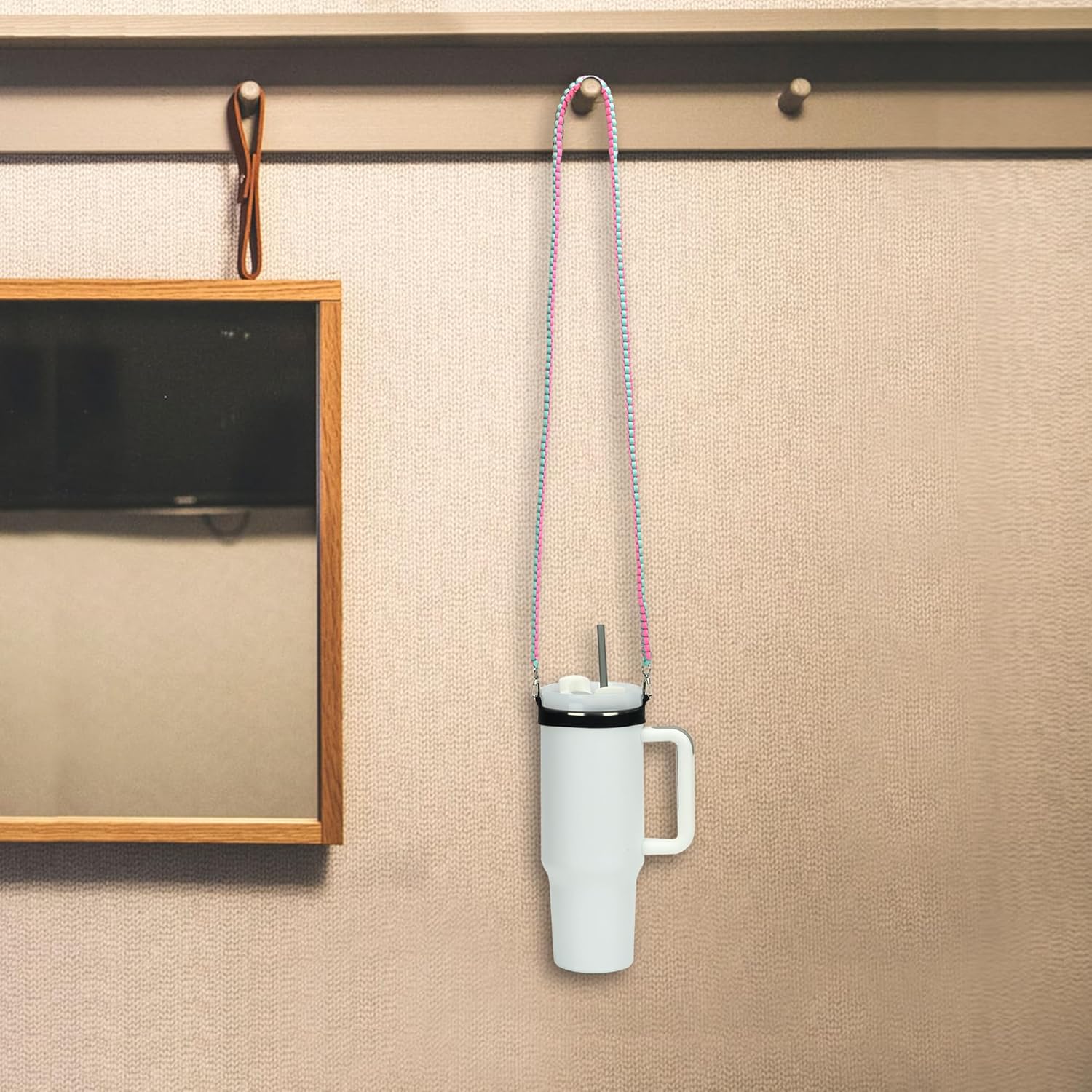 Wongeto Paracord Water Bottle Sling/Carrier fot Stanley holder, Paracord Water Bottle Strap for Stanley Cup Accessories - Image 5