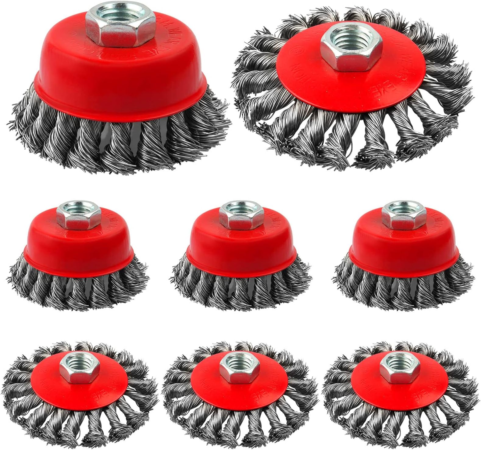 DeWalt DW4910 3" Knotted Cup Brush/Carbon Steel 5/8"11