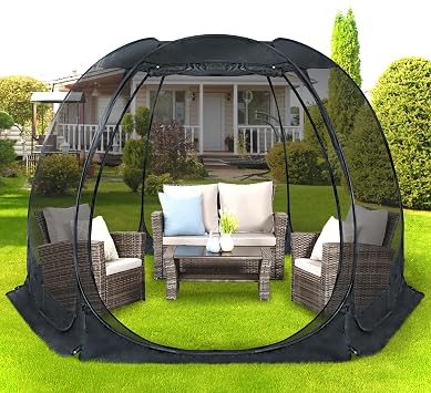 Alvantor Pop Up Screen Tent House Room Instant Outdoor Camping Canopy Sun Shelter Gazebo for Patio, Backyard & Deck, Privacy Tent2-10 People, 8x8 10x10 12x12