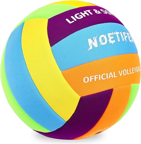 Miniatura 8 de Pelota de voleibol suave, tela súper suave, para práctica en interiores, segura y silenciosa, para niños, jóvenes, principiantes, juegos de práctica