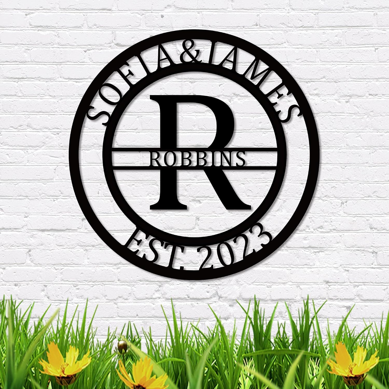 Amazon.com: Custom Metal Signs | Metal Name Sign | Metal Wall Art ...