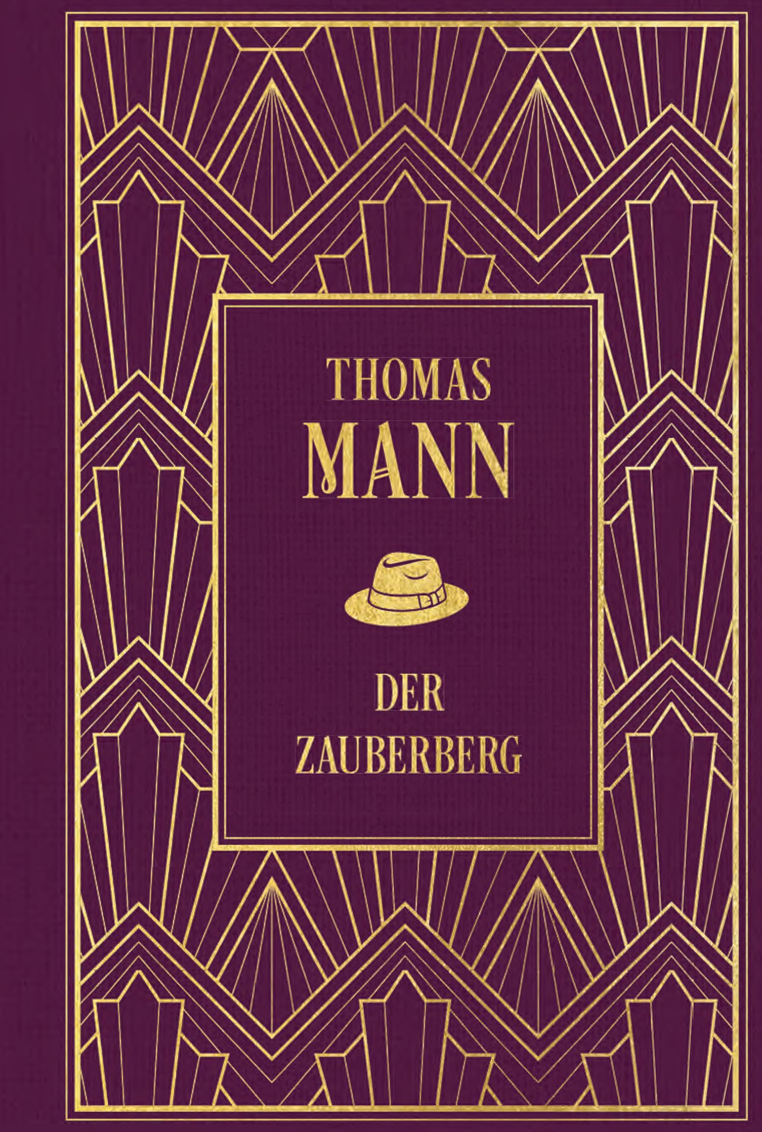 Der Zauberberg: Leinen mit Goldprägung