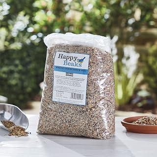 Happy Beaks Premium Wild Bird Food Spring & Summer Seed Mix High Energy Feed for Wild Garden Birds (12.75kg)