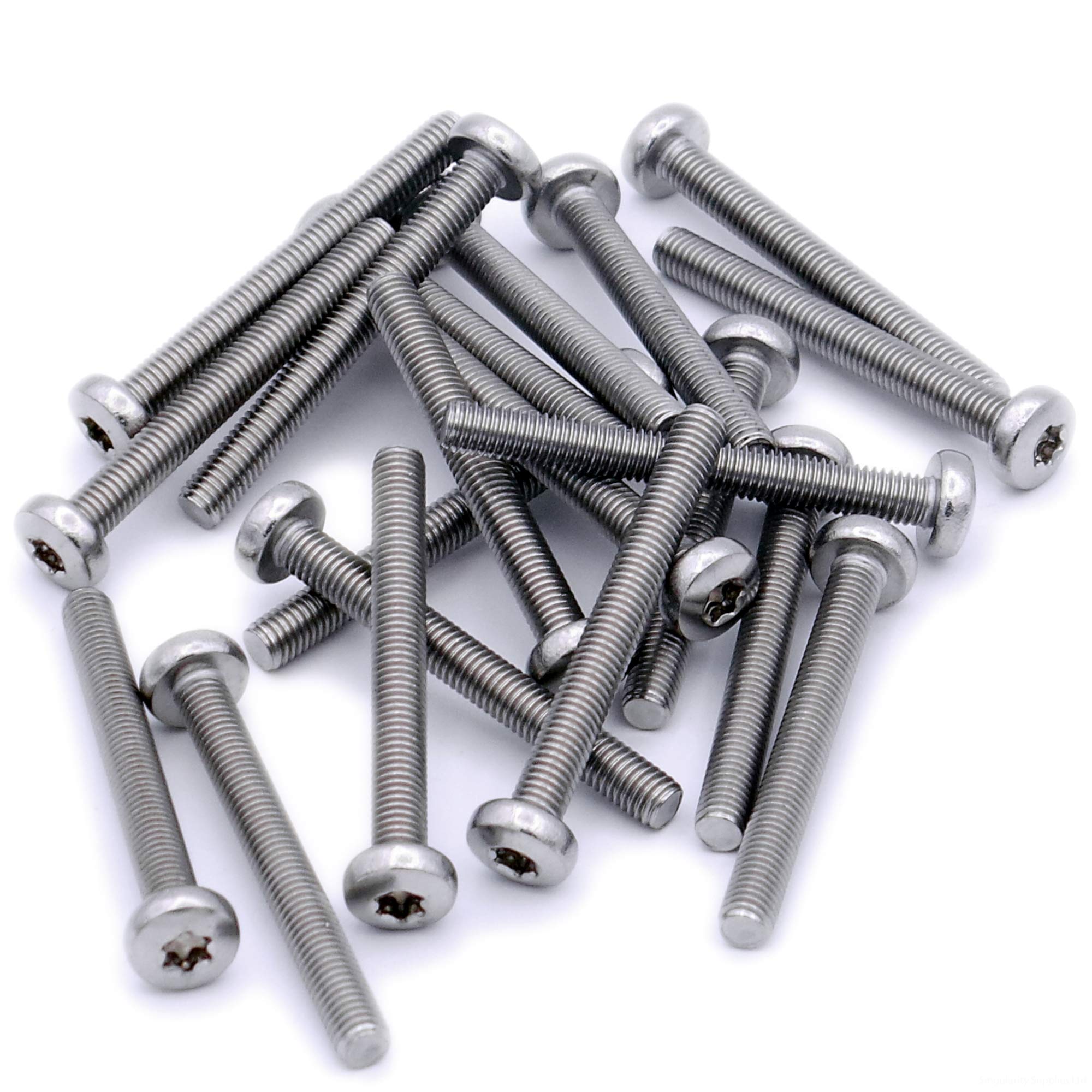 Singularity Supplies M4 (4Mm X 55Mm) Tx Pan Machine Screw (Bolt) - Stainless Steel (A2) (Pack Of 20)