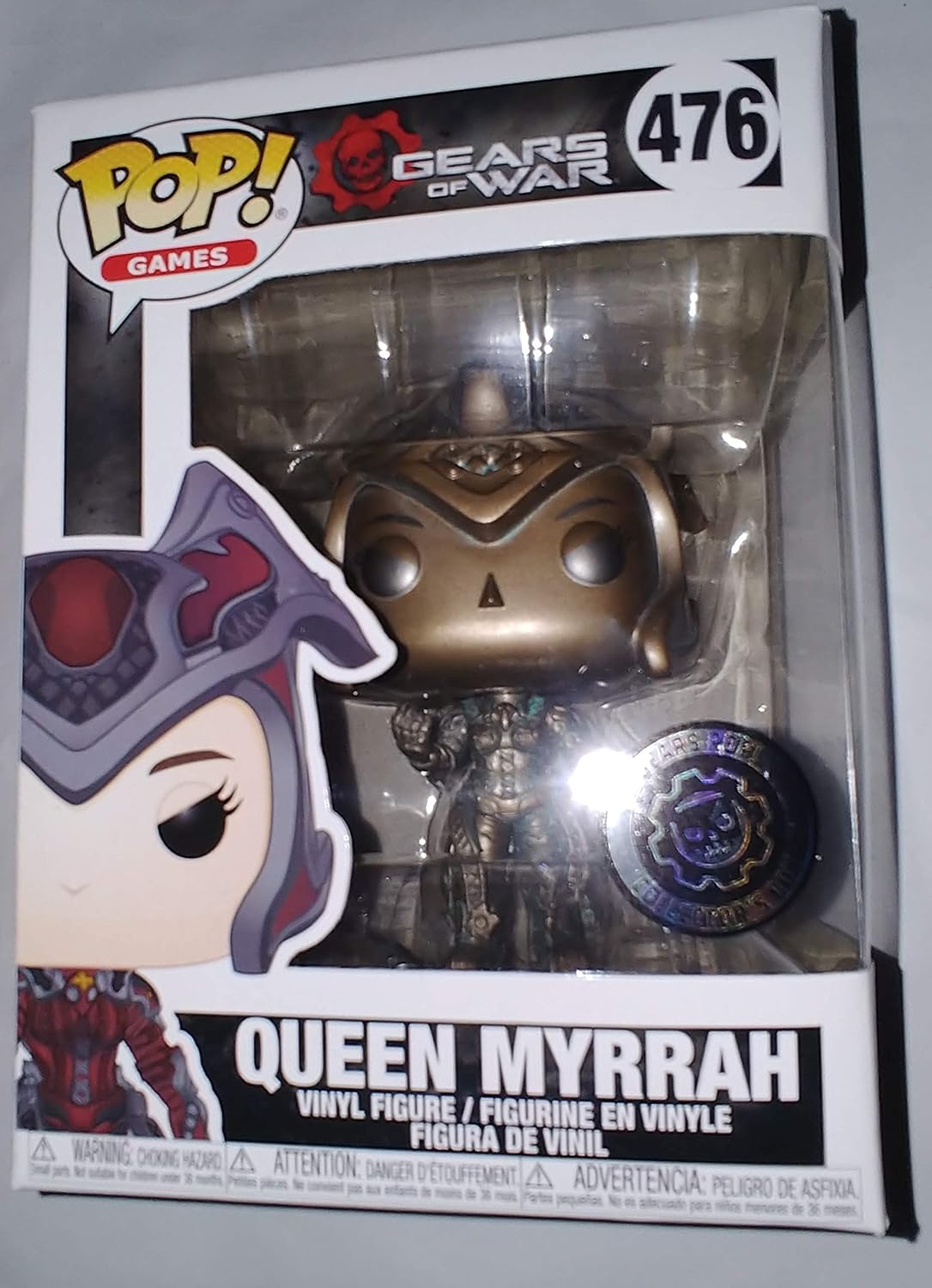 Funko Pop! Games: Gears of War - Queen Myrrah Exclusive Patina