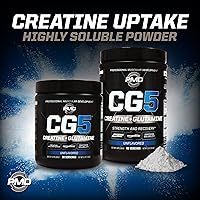 Vista 6 de PMD Sports CG5 Polvo Premium de Creatina y L Glutamina, Recuperación de Energía, Construcción de Músculo Delgado, Aumento del Rendimiento