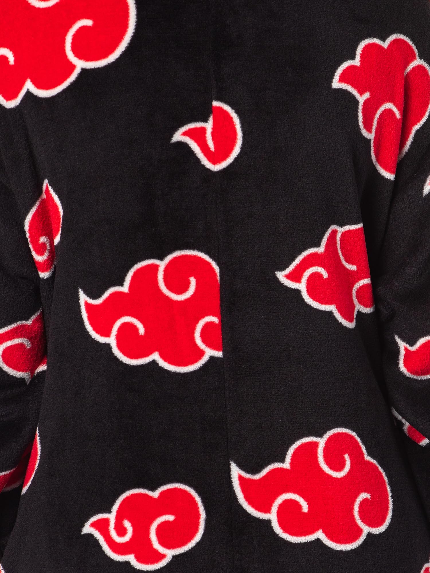 Bioworld Naruto Kigurumi Shippuden Akatsuki Nubes Rojas Anime Adulto Disfraz de pijama de una pieza para hombres y mujeres