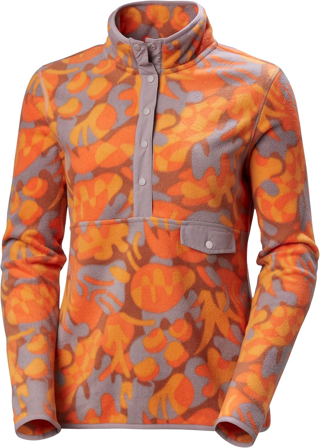 Helly-Hansen Maridalen Printed Fleece Women's Fleece-Outerwear-Jacket Coat - Warm, Stylish, Lightweight, Casual Wear