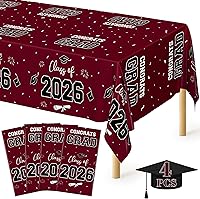 Vista 110 de QZYL 4 manteles de picnic con fundas de banco, manteles de plástico negro, 54 x 108 pulgadas, fundas rectangulares desechables impermeables