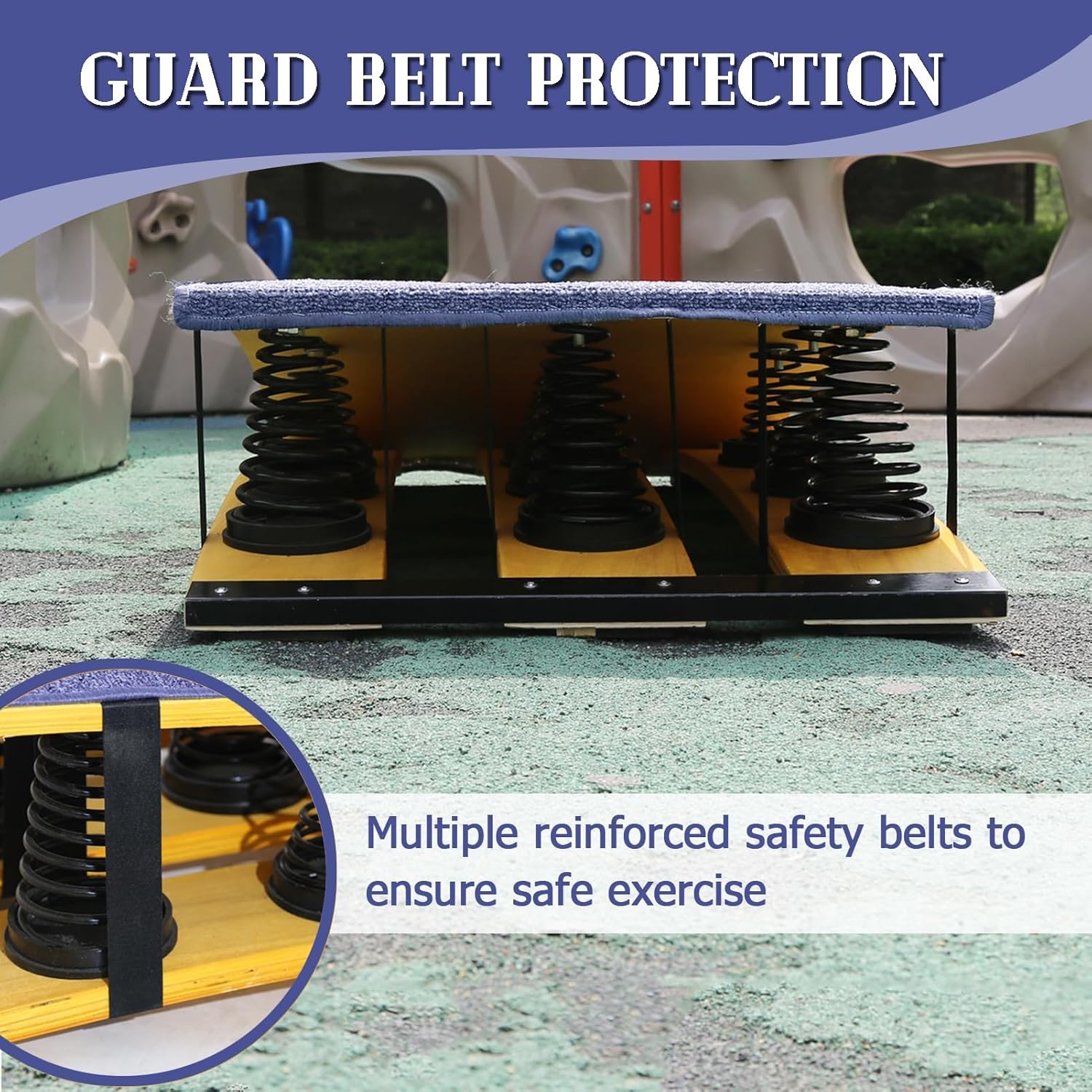 Versatile Gymnastics & Diving - Durable Solid Wood Vault Board with Strong Springs for Flips, Tumbling, Pool Jumps & Home Gym Training, Fully Assembled, Supports 320 lbs (9 Spring Green)